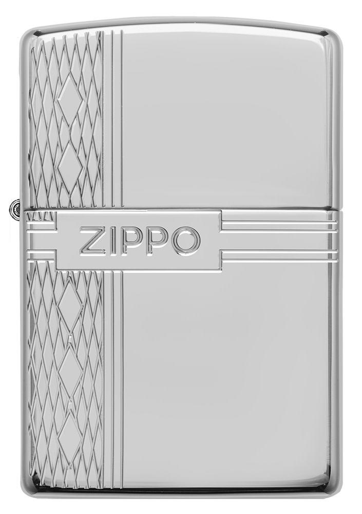Zippo Armor® Sterling Silver Diamond Design Windproof Lighter