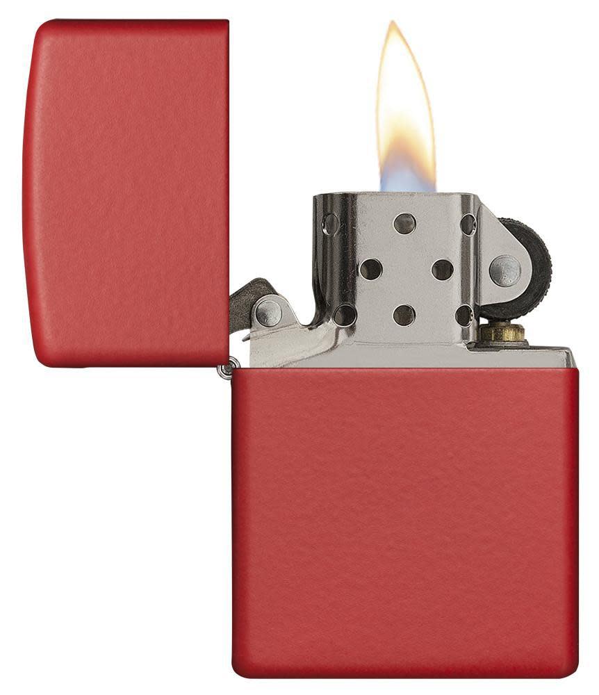 Zippo Classic Red Matte Windproof Lighter