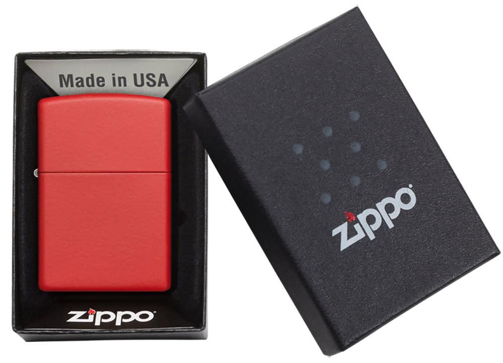 Zippo Classic Red Matte Windproof Lighter