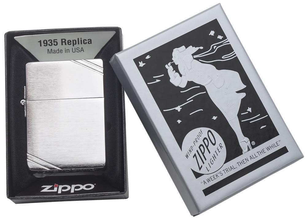 Zippo 1935 Replica Windproof lighter with Slashes