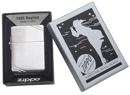 Zippo 1935 Replica Windproof lighter with Slashes