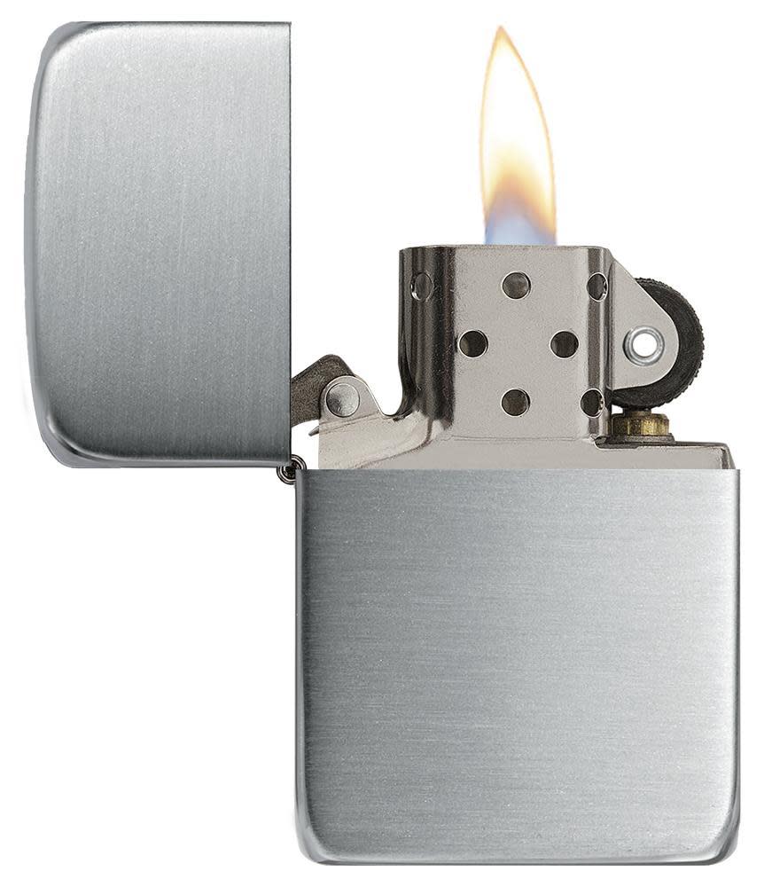 Zippo Hand Satin Sterling Silver 1941 Replica Lighter