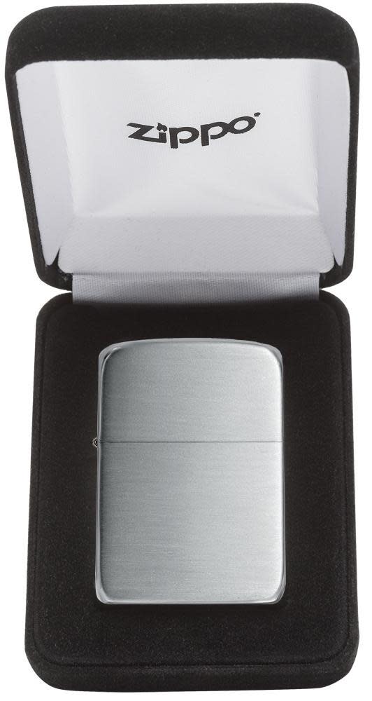 Zippo Hand Satin Sterling Silver 1941 Replica Lighter