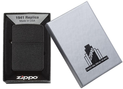 Zippo Black Crackle® 1941 Replica Windproof Lighter