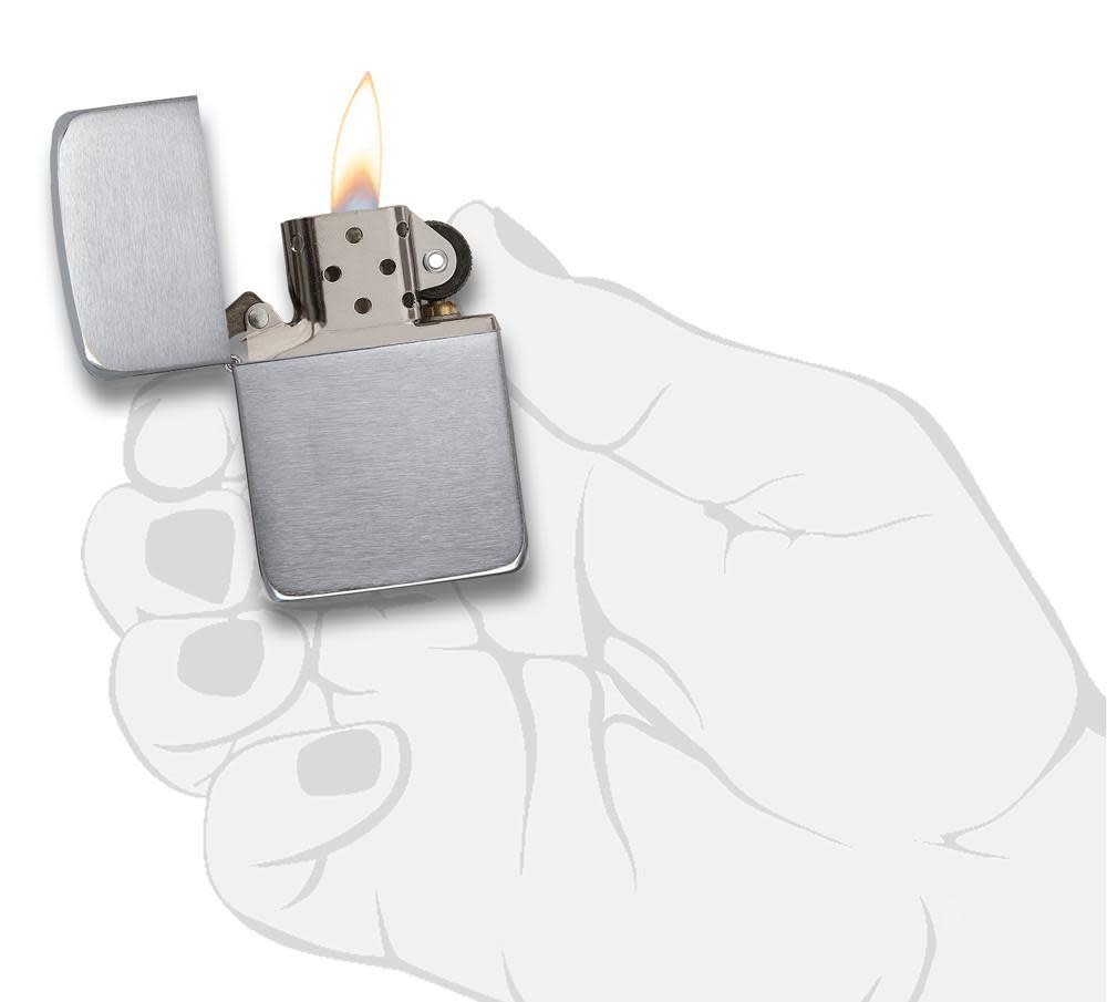 Zippo 1941 Replica Brushed Chrome Windproof Lighter