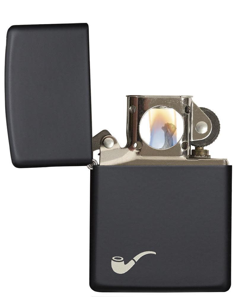 Zippo Pipe Black Matte Windproof Lighter