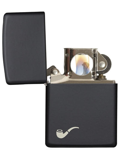 Zippo Pipe Black Matte Windproof Lighter