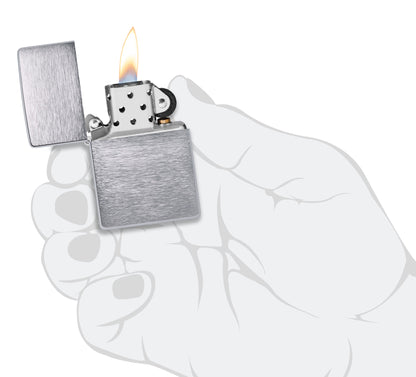 Zippo Vintage Brushed Chrome Windproof Lighter