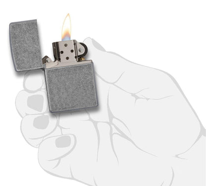 Zippo Antique Silver Plate Windproof Lighter