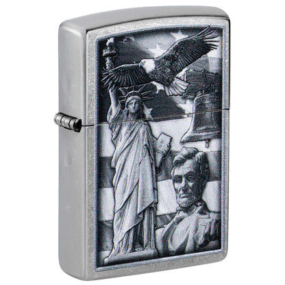 Zippo American Icons Design Street Chrome Windproof Lighter