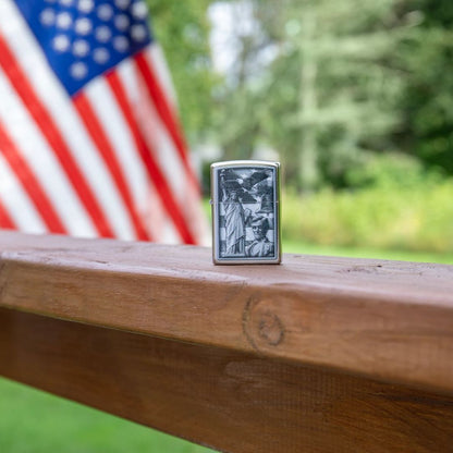 Zippo American Icons Design Street Chrome Windproof Lighter