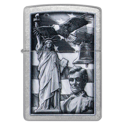 Zippo American Icons Design Street Chrome Windproof Lighter