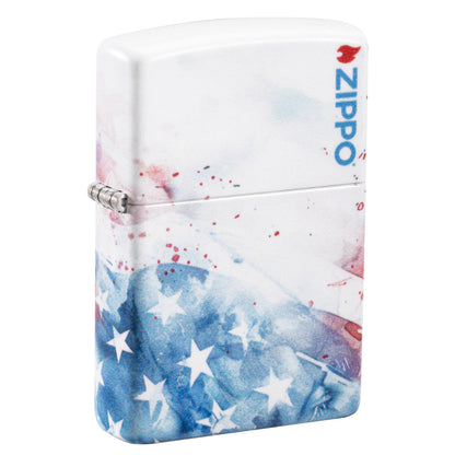 Zippo Watercolor Flag Design 540 Matte Windproof Lighter