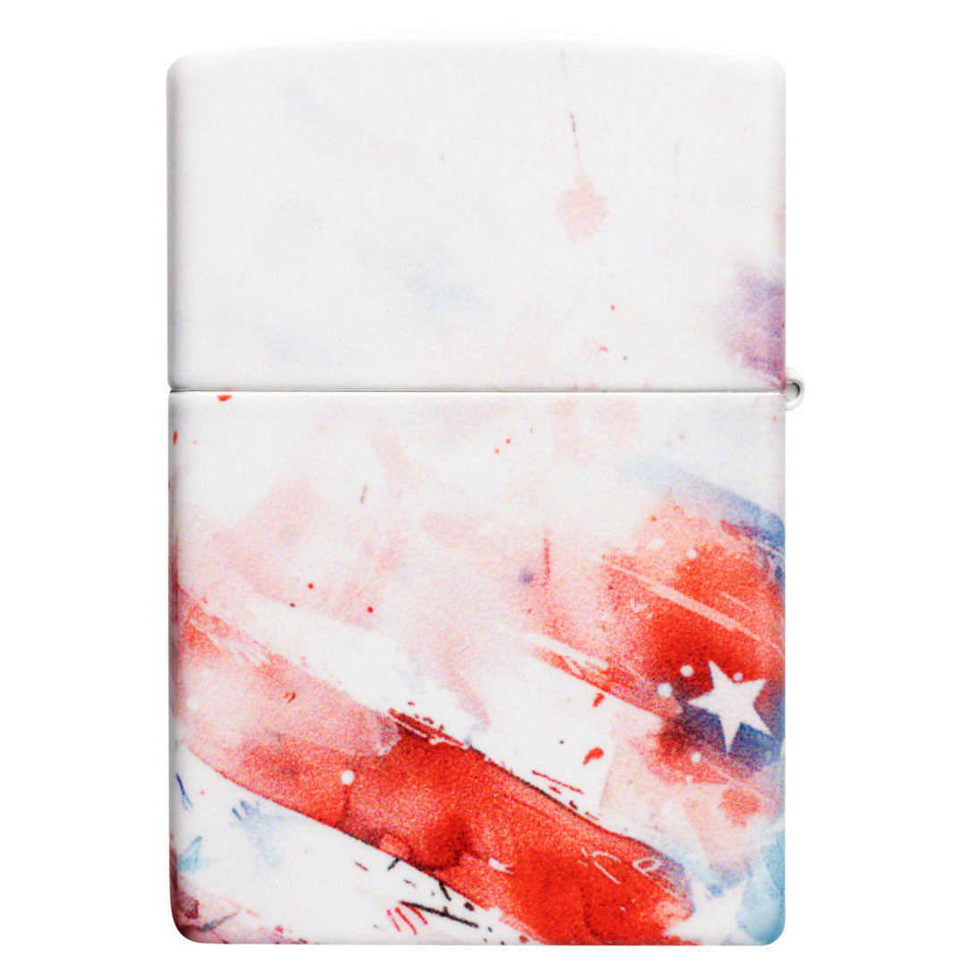 Zippo Watercolor Flag Design 540 Matte Windproof Lighter