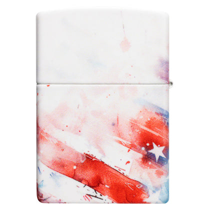 Zippo Watercolor Flag Design 540 Matte Windproof Lighter