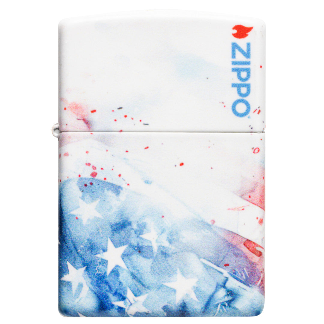 Zippo Watercolor Flag Design 540 Matte Windproof Lighter