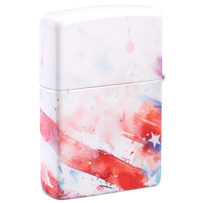 Zippo Watercolor Flag Design 540 Matte Windproof Lighter