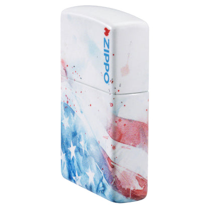 Zippo Watercolor Flag Design 540 Matte Windproof Lighter