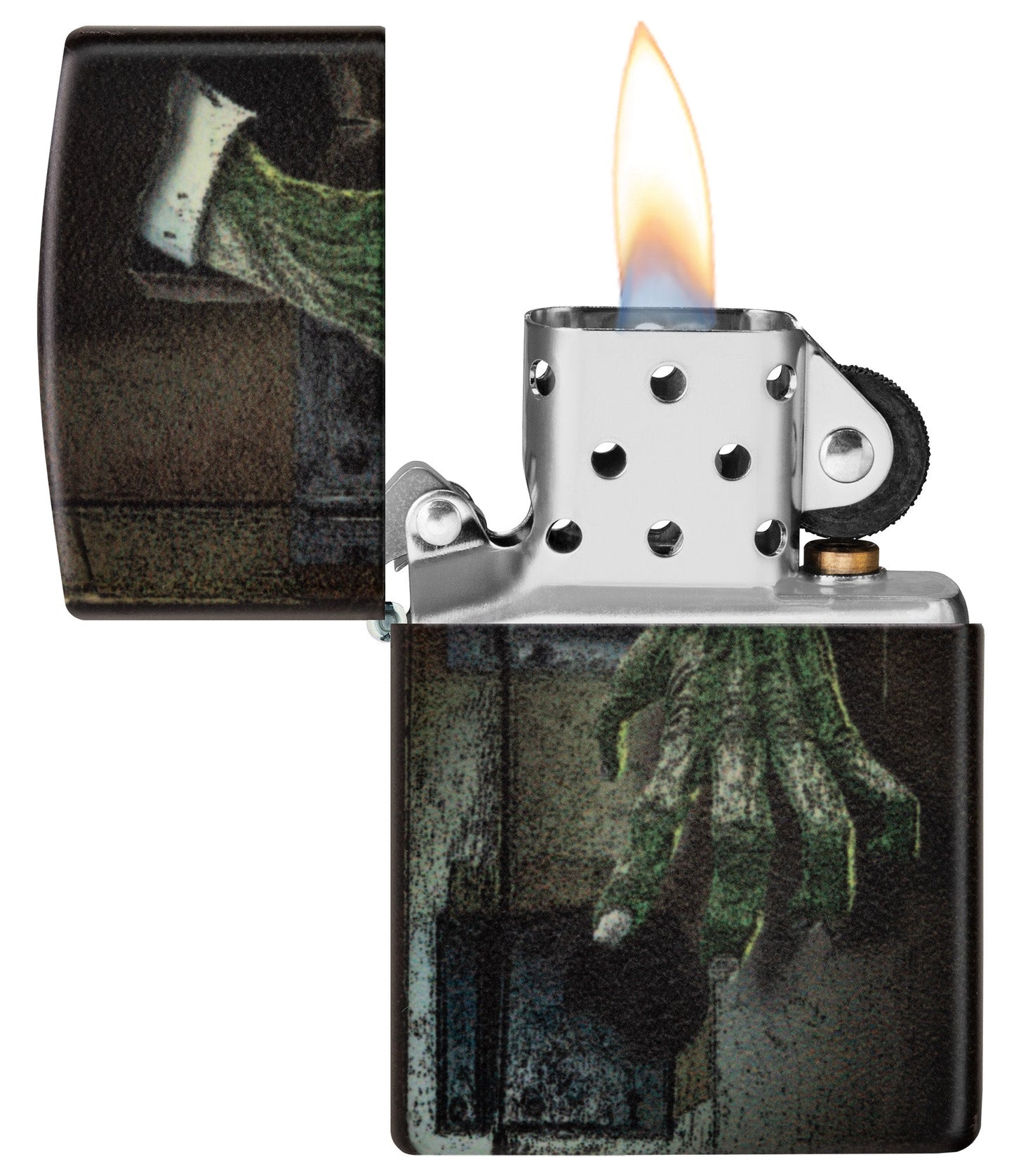 Zippo Glow In the Dark Zombie Hand Design Windproof Lighter