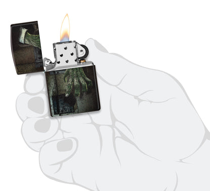 Zippo Glow In the Dark Zombie Hand Design Windproof Lighter