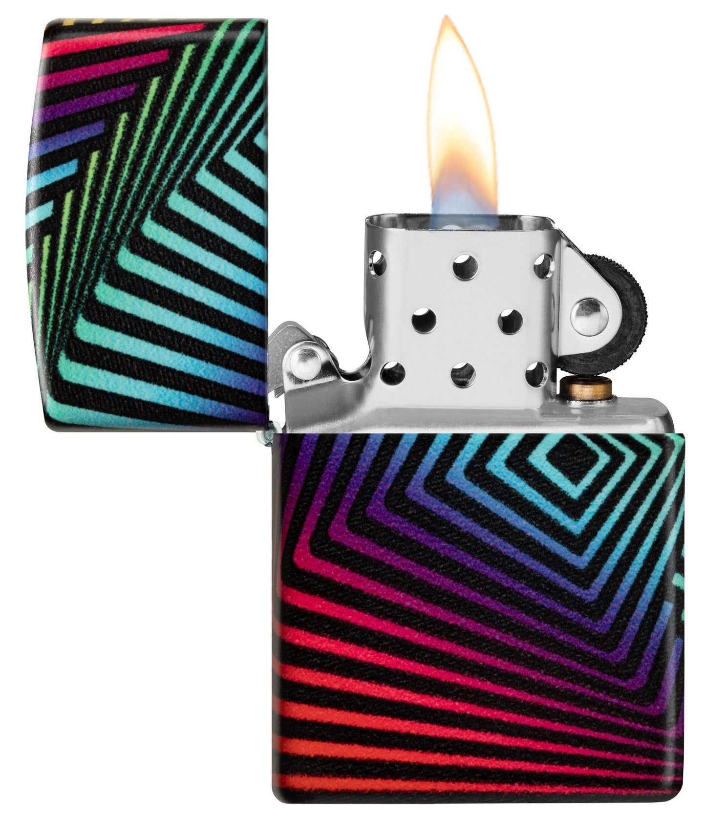 Zippo Rainbow Pattern Design 540 Color Windproof Lighter
