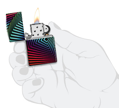Zippo Rainbow Pattern Design 540 Color Windproof Lighter