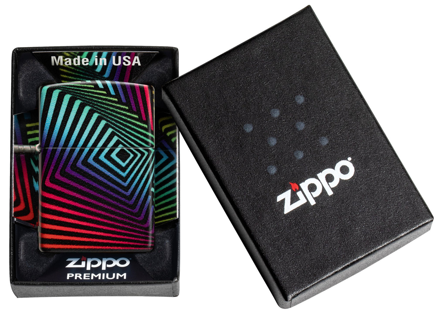 Zippo Rainbow Pattern Design 540 Color Windproof Lighter