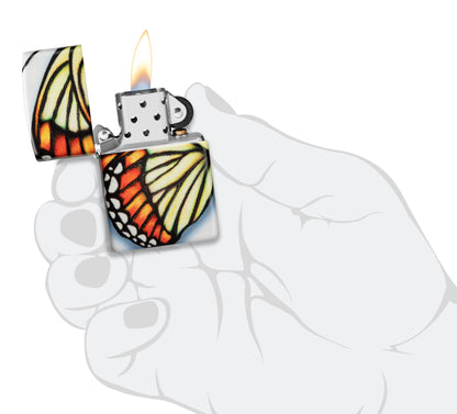 Zippo Butterfly Design 540 Color Windproof Lighter