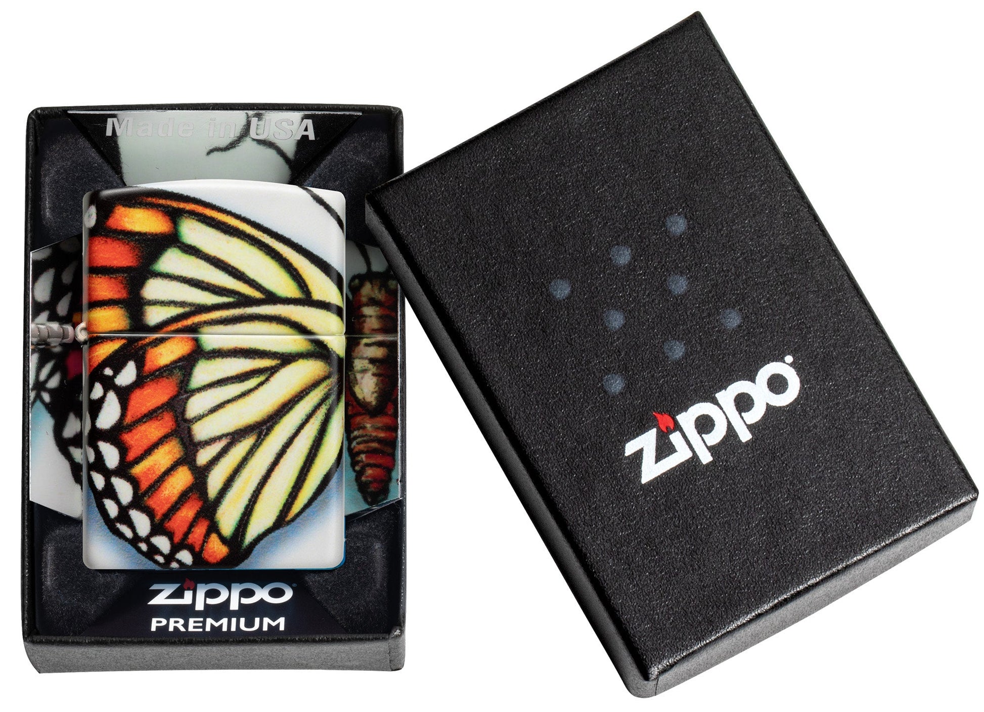 Zippo Butterfly Design 540 Color Windproof Lighter