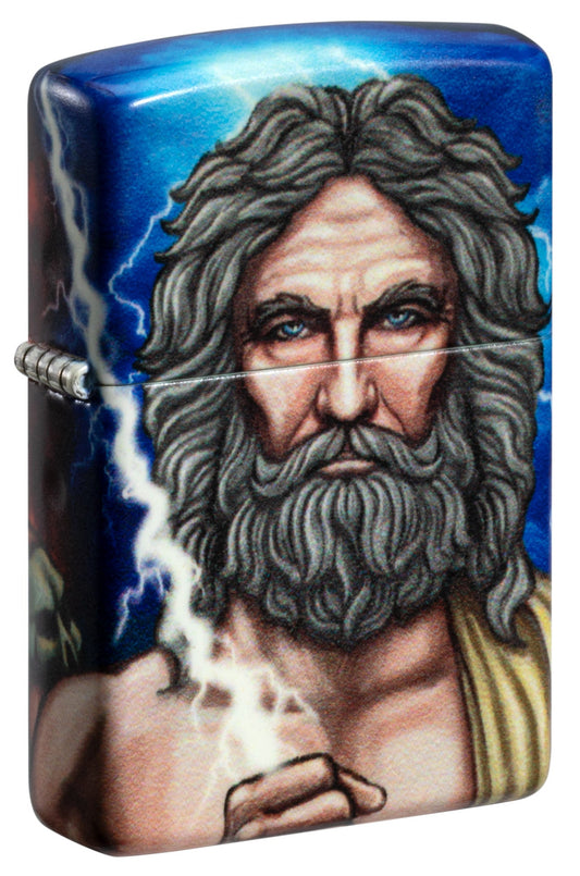 Zippo Greek God Clash Design Glow in the Dark 540 Color Windproof Lighter