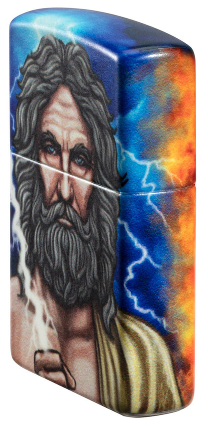 Zippo Greek God Clash Design Glow in the Dark 540 Color Windproof Lighter
