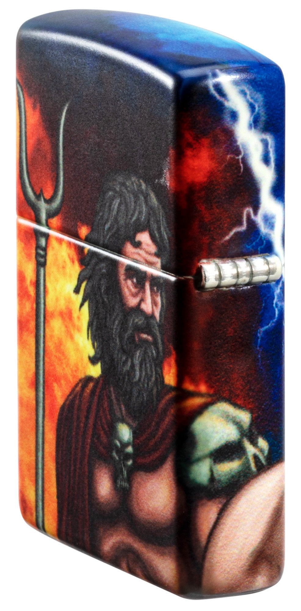 Zippo Greek God Clash Design Glow in the Dark 540 Color Windproof Lighter