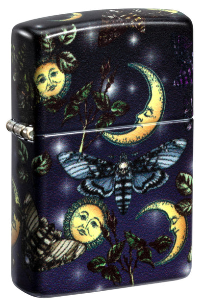 Zippo Butterfly Skull Design 540 Color Windproof Lighter