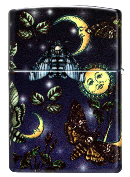 Zippo Butterfly Skull Design 540 Color Windproof Lighter