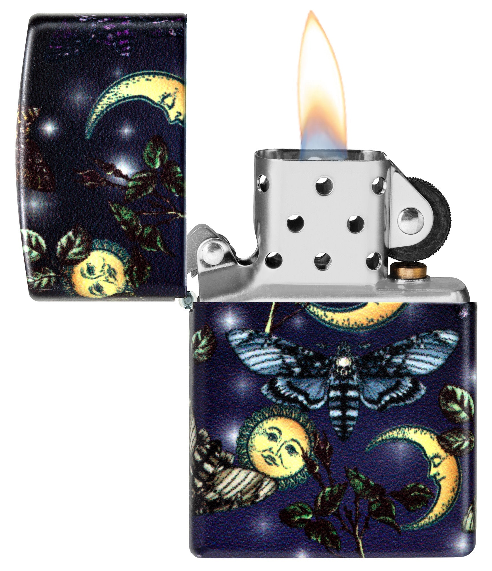 Zippo Butterfly Skull Design 540 Color Windproof Lighter