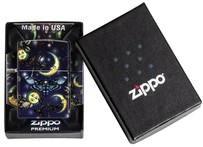 Zippo Butterfly Skull Design 540 Color Windproof Lighter