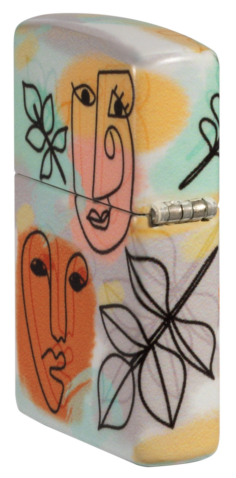 Zippo Abstract Faces Design 540 Color Windproof Lighter
