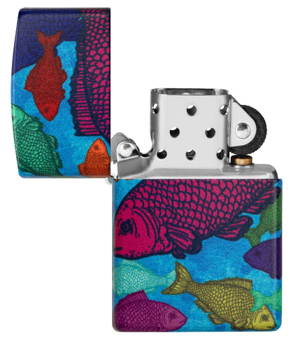 Zippo Fishy Design 540 Color Windproof Lighter