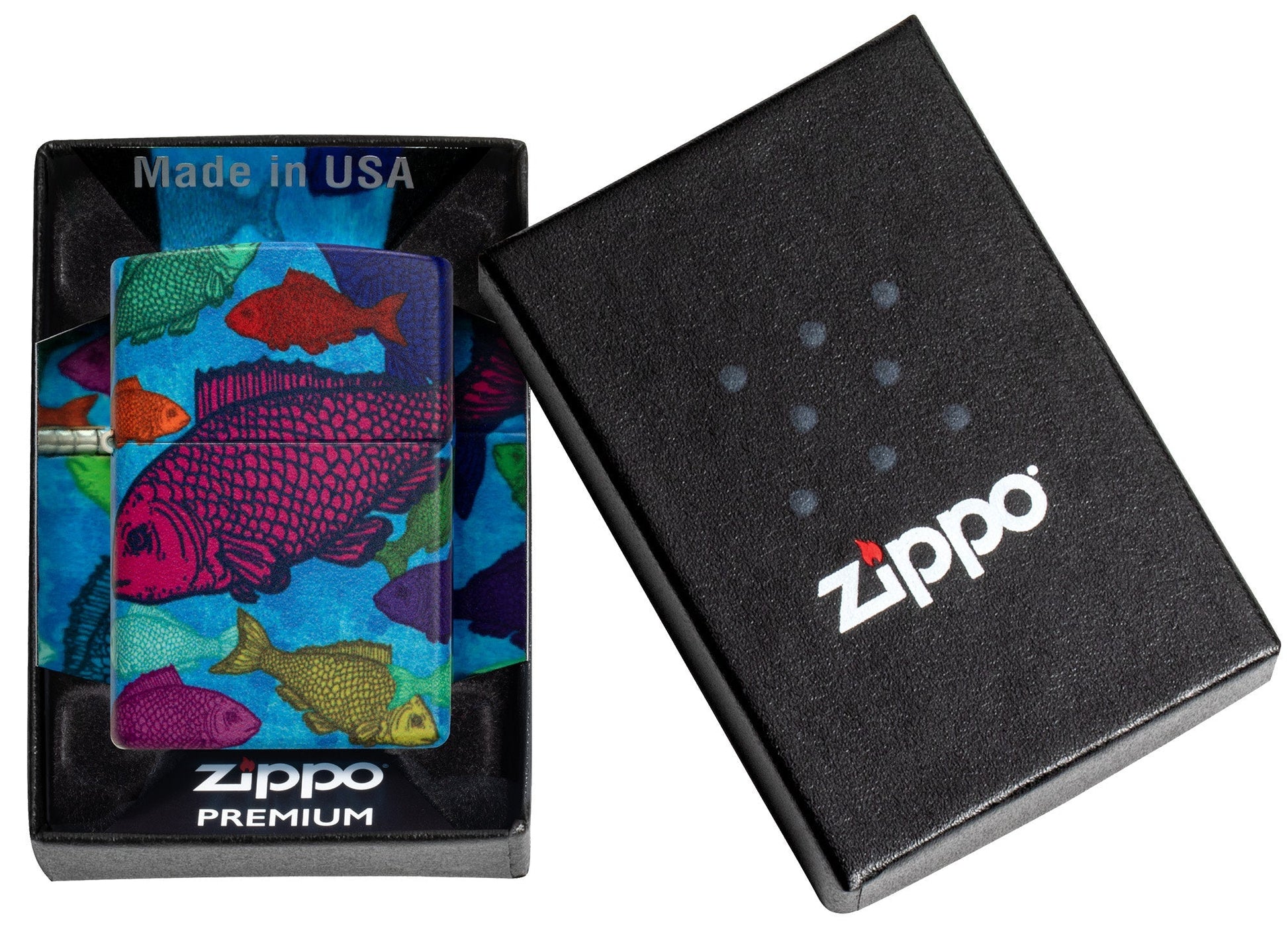 Zippo Fishy Design 540 Color Windproof Lighter