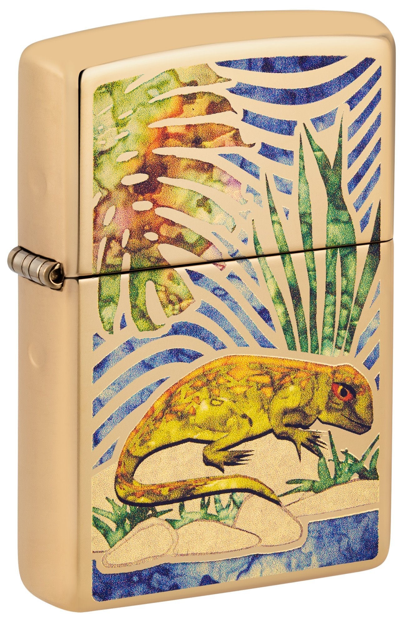 Zippo Lizard Fusion High Polish Brass Windproof Lighter