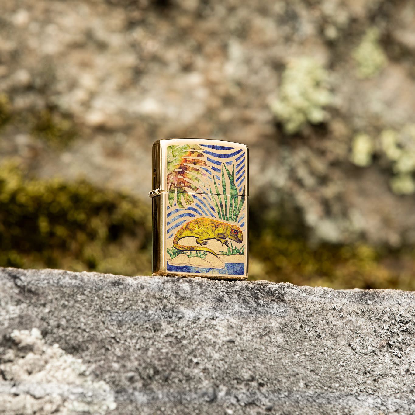 Zippo Lizard Fusion High Polish Brass Windproof Lighter