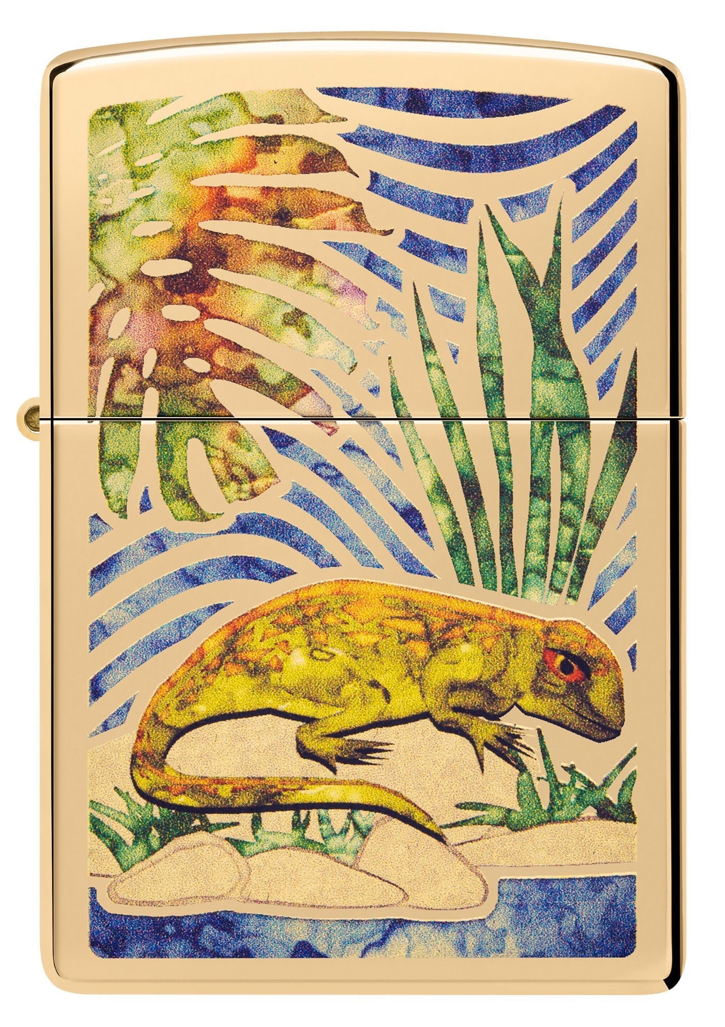 Zippo Lizard Fusion High Polish Brass Windproof Lighter