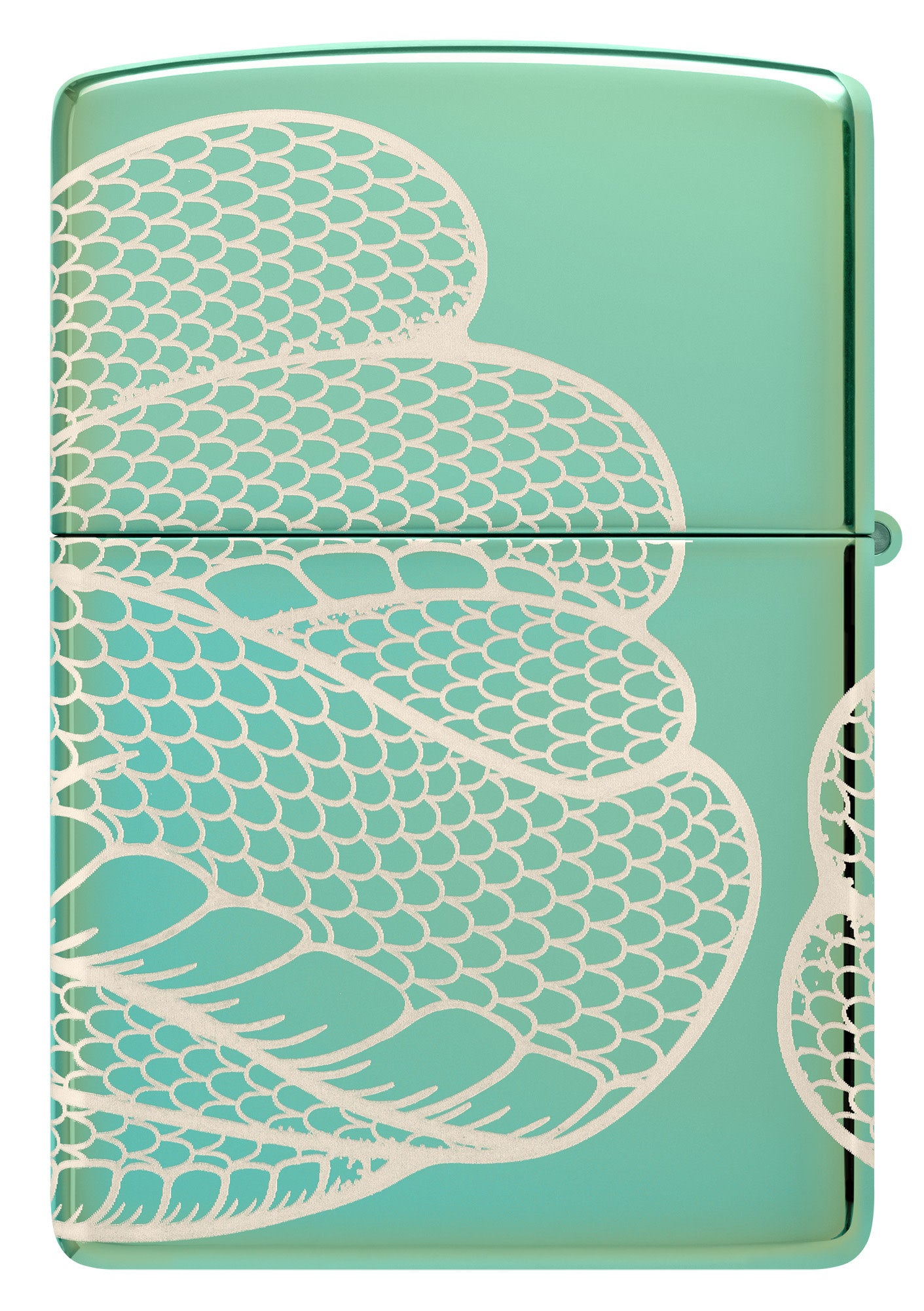 Zippo Snake Design High Polish Green Windproof Lighter
