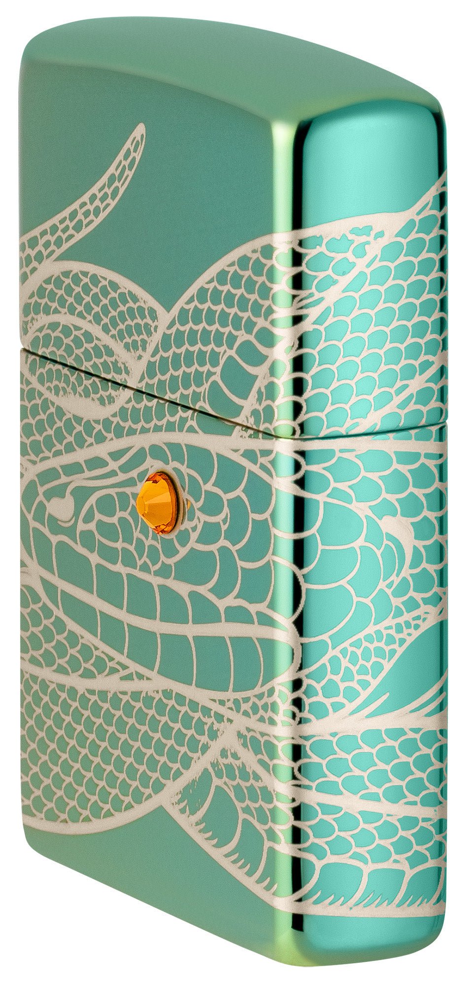 Zippo Snake Design High Polish Green Windproof Lighter