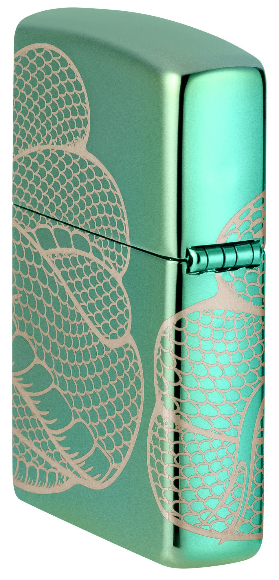 Zippo Snake Design High Polish Green Windproof Lighter