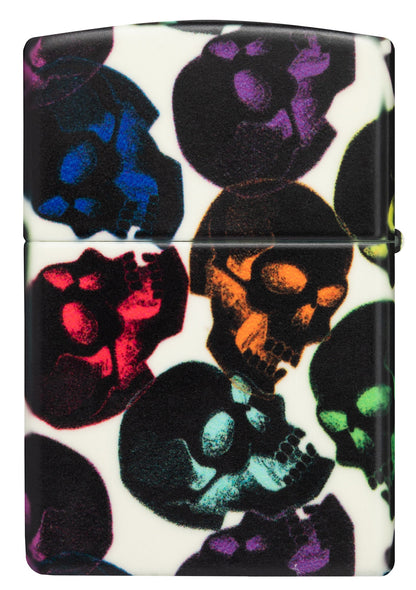 Zippo Skulls Design 540 Color Glow in the Dark Windproof Lighter