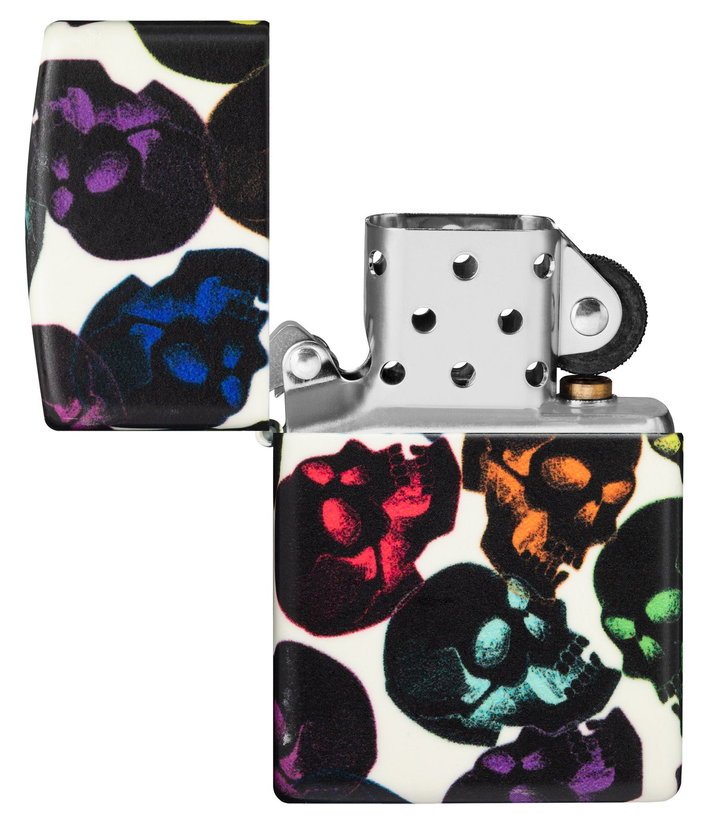 Zippo Skulls Design 540 Color Glow in the Dark Windproof Lighter