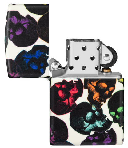 Zippo Skulls Design 540 Color Glow in the Dark Windproof Lighter