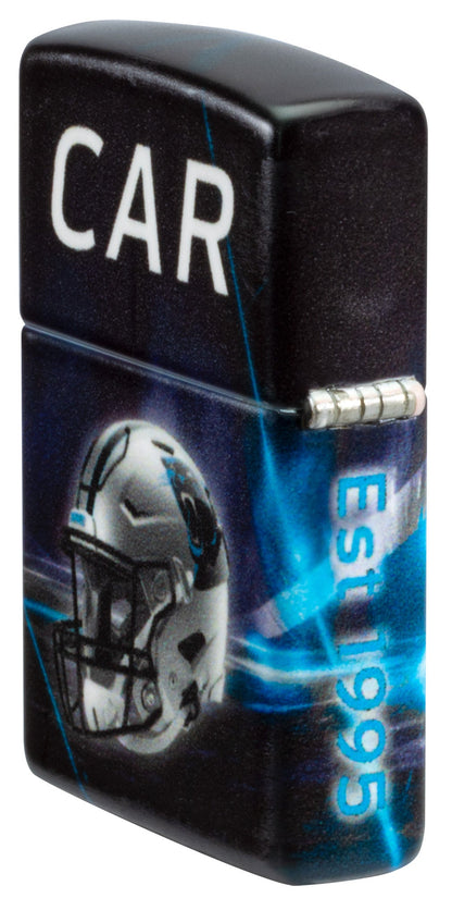 Zippo NFL Carolina Panthers Team Spirit Design Black Matte Windproof Lighter