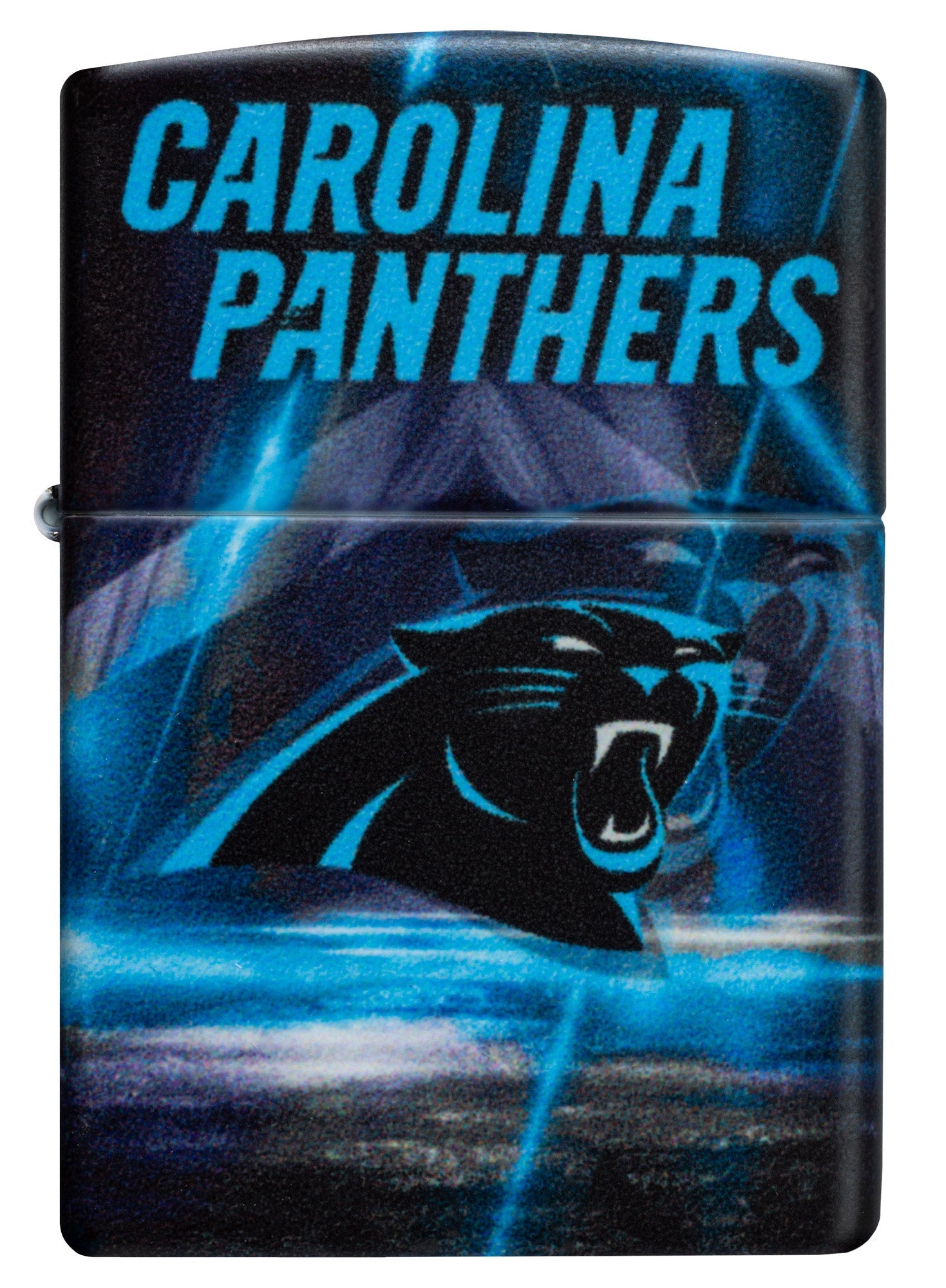 Zippo NFL Carolina Panthers Team Spirit Design Black Matte Windproof Lighter